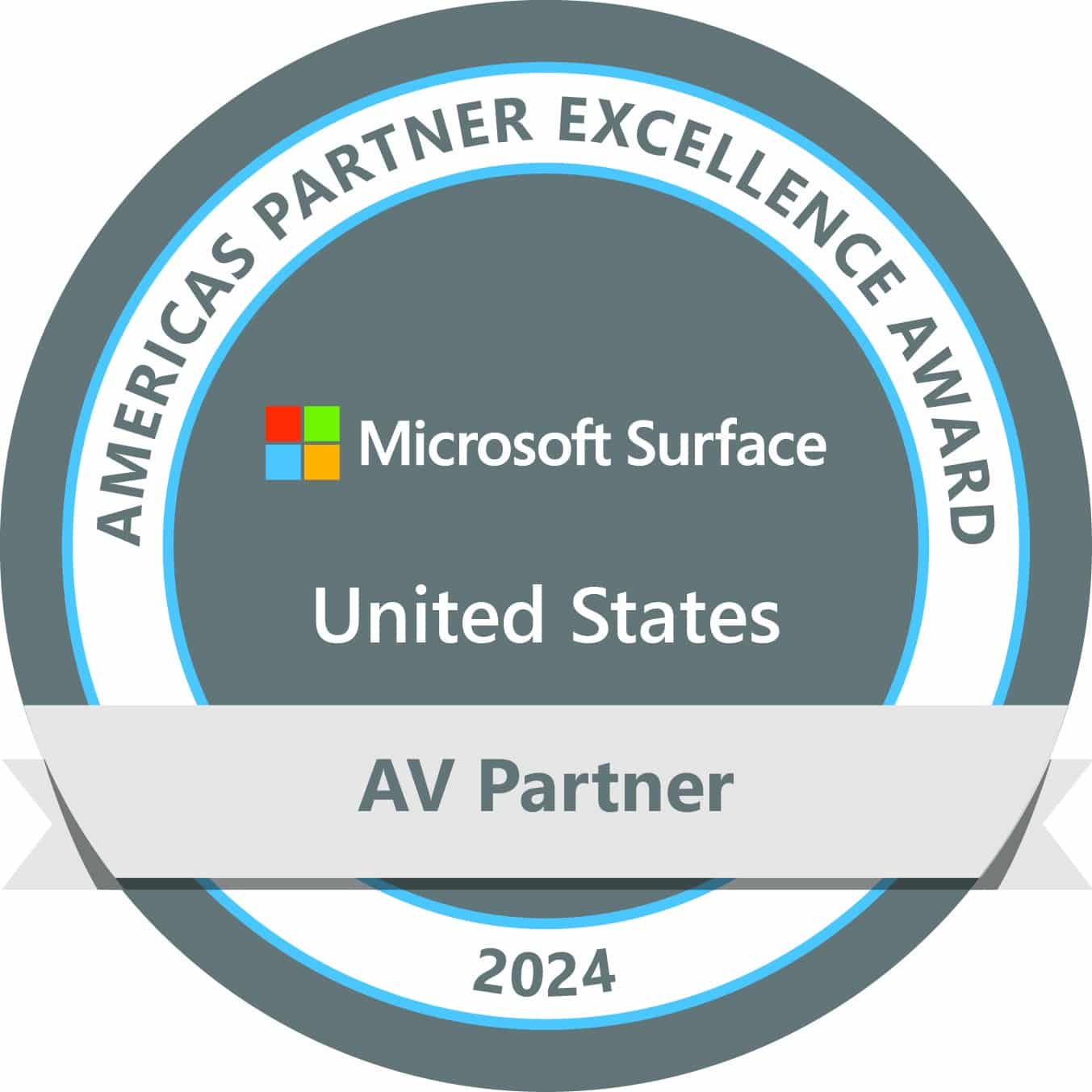 Microsoft Surface award badge