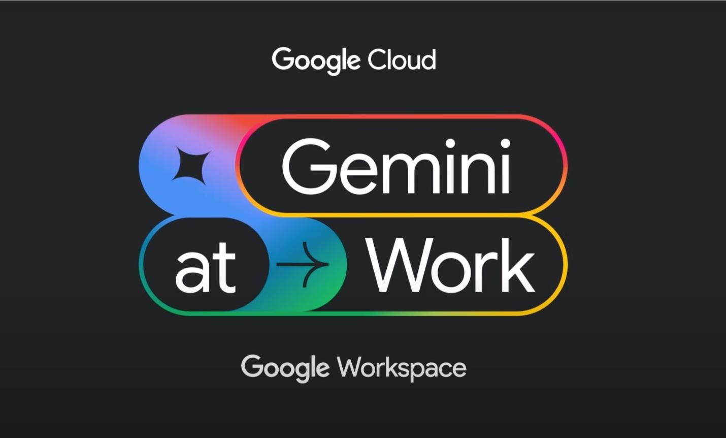 Text image that says Google Cloud at Work Google and Gemini
