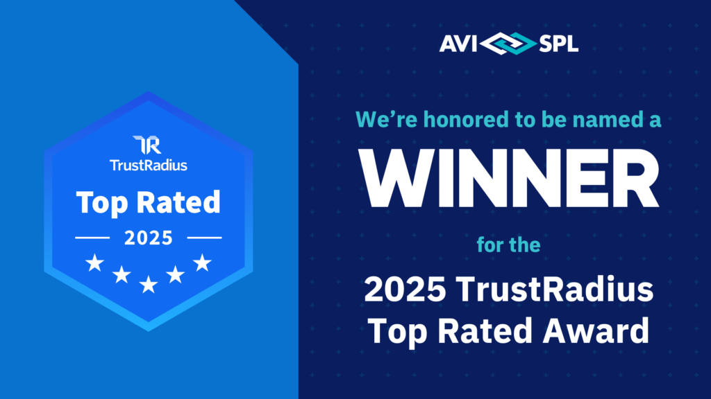 Image Alt Text: Graphic showing the Trust Radius Top Rated badge.