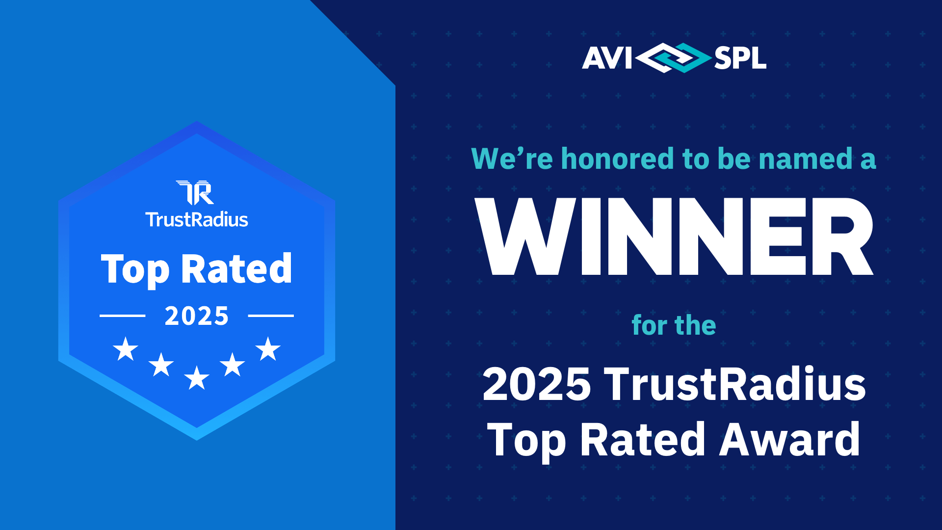 Image Alt Text: Graphic showing the Trust Radius Top Rated badge.