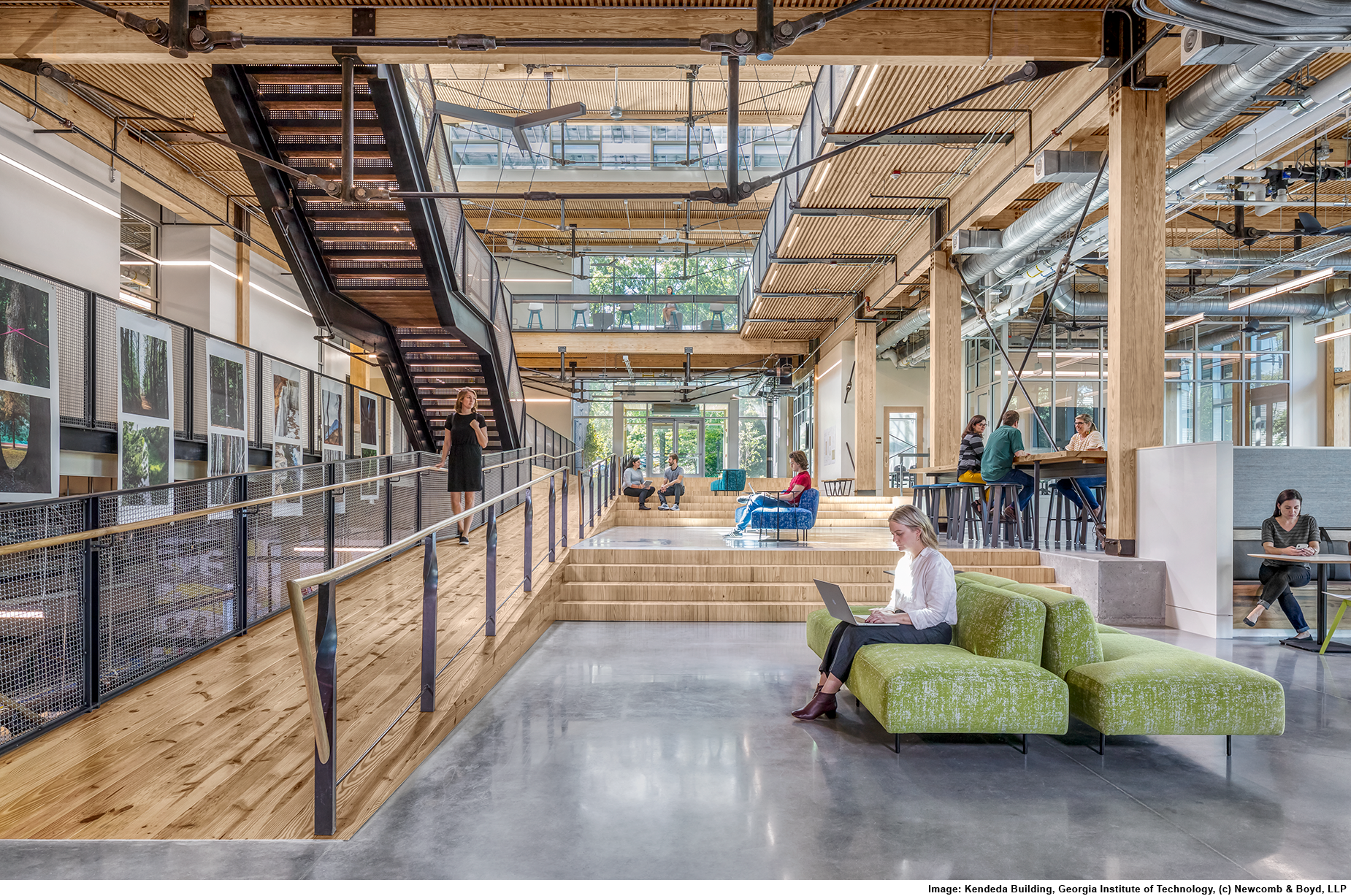 Image - Kendeda Building - Georgia Institute of Technology - copyright Newcomb & Boyd LLP